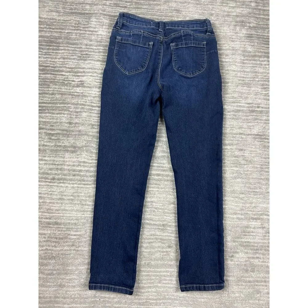 Creative Soul Jeans Juniors 3 Blue‎ Dark Wash Skinny Cotton Blend